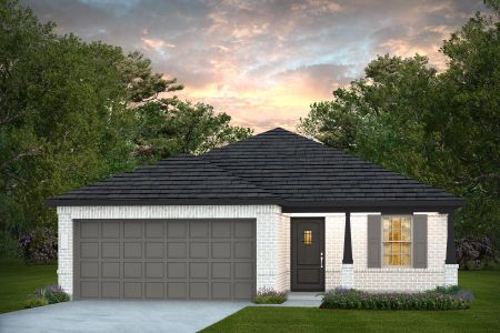New construction Single-Family house 124 Adlai Ave, Georgetown, TX 78633 plan Hewitt - image