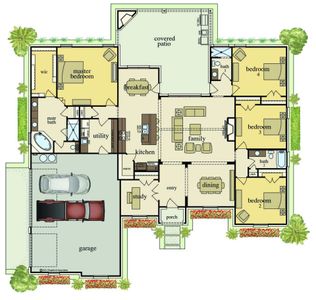 New construction Single-Family house 718 Eagle Heights Dr, Salado, TX 76571 plan Clinton 3 car SE - image 2