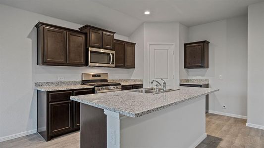 Kitchen - All Home and community information, including pricing, included features, terms, availability and amenities, are subject to change at any time without notice or obligation. All Drawings, pictures, photographs, video, square footages, floor plans, elevations, features, colors and sizes are approximate for illustration purposes only and will vary from the homes as built.