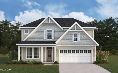 New construction Single-Family house 877 Millbridge Dr, Panama City Beach, FL 32413 plan Olive - image