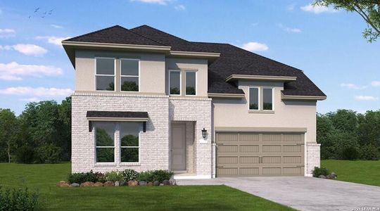 New construction Single-Family house 422 Cleveland Wy, New Braunfels, TX 78130 plan Kendall II - image
