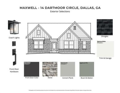 New construction Single-Family house 14 Dartmoor Cir, Dallas, GA 30157 plan Maxwell - image