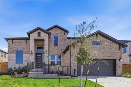 New construction Single-Family house 1800 Plum Tree Wy, Georgetown, TX 78628 plan Tanzanite - image