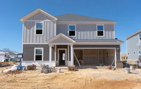 New construction Single-Family house 3401 Rosebush Dr, Zebulon, NC 27597 Chatham- photo 0 0