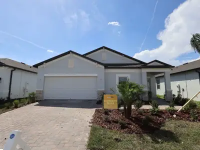 New construction Single-Family house 3109 Autumn Rock Dr, Zephyrhills, FL 33540 plan Picasso - image