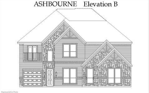 New construction Single-Family house 16322 Old Westbury Ln, Frisco, TX 75033 Ashbourne B- photo 0