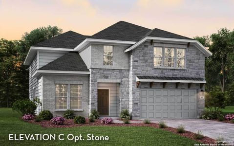 New construction Single-Family house 145 Hazel Wy, Mico, TX 78066 plan Hayden - image