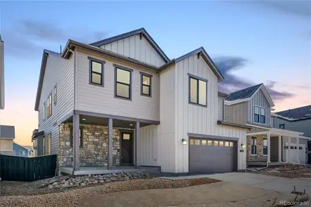 New construction Single-Family house 8858 Moonshimmer Trl, Littleton, CO 80125 plan 4054 Morningside Elevation C - Highline Ranch - image