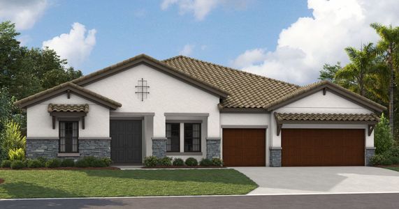 New construction Single-Family house 14816 Rider Pass Dr, Lithia, FL 33547 plan Cedar Key I - image