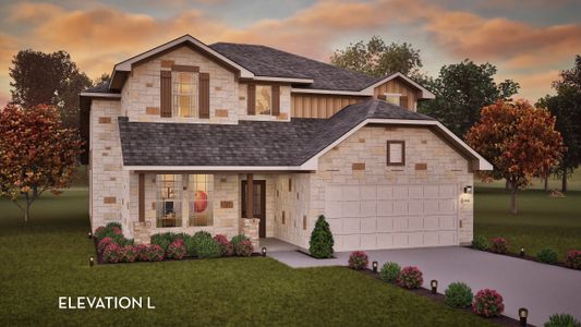 New construction Single-Family house 521 Exploration Cir, Liberty Hill, TX 78642 plan Silverthorne - image