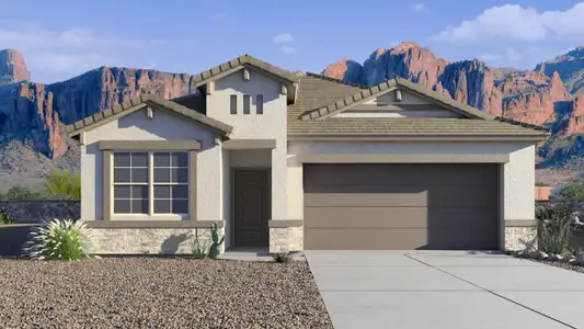 New construction Single-Family house 24053 W Papago St, Buckeye, AZ 85326 plan Dove - image