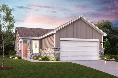 New construction Single-Family house 1201 Lavender Wy, Georgetown, TX 78628 plan Fresno - image