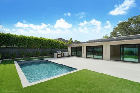New construction Single-Family house 21490 Highland Lakes Blvd, Miami, FL 33179 - image