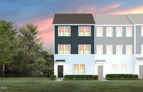 New construction Townhouse house 1474 Hasse Ave, Apex, NC 27502 Nolen- photo 0