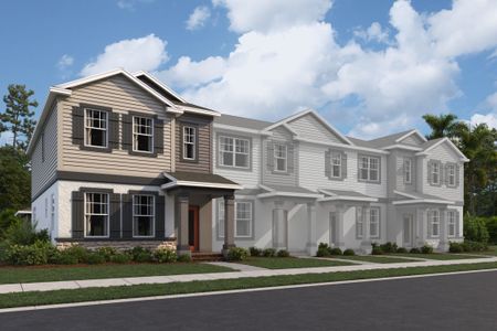 New construction Townhouse house 1361 Hyde St, St. Cloud, FL 34771 plan Windham II - Townhome Series - image