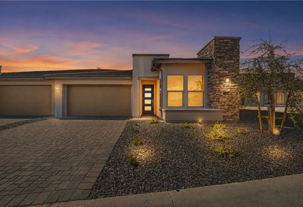 New construction Duplex house 18151 E Spring Valley Ct, Rio Verde, AZ 85263 plan Valletta Elevation B - image