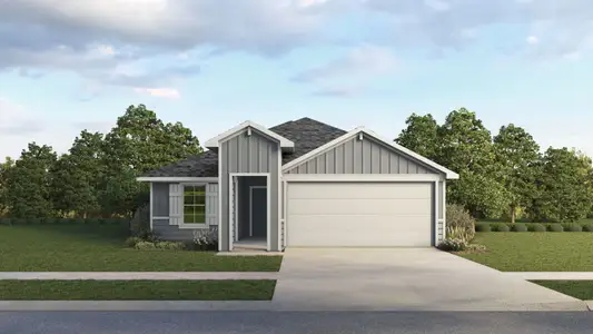New construction Single-Family house 372 San Juan Trl, Bastrop, TX 78602 plan the Baxtor - image