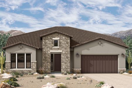 New construction Single-Family house 4125 W Prospector Wy, Buckeye, AZ 85396 plan The Montura - image