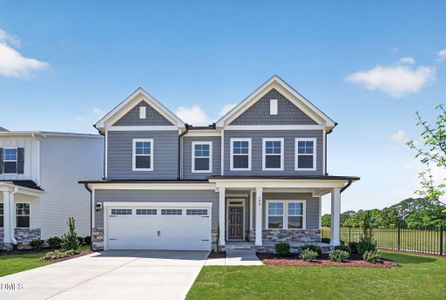 New construction Single-Family house 300 Oakwood Crest Dr, Knightdale, NC 27545 plan Hampshire - image