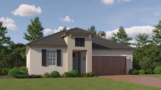 New construction Single-Family house 9968 Minnow Ray Dr, Land O' Lakes, FL 34638 plan Dawning II - image
