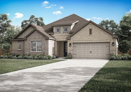 New construction Single-Family house 101 W Luna Blue Ln, Jarrell, TX 76537 plan Mauricio - image 15