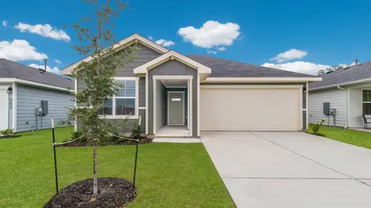 New construction Single-Family house 216 Puerto Plata Ave, Bastrop, TX 78602 plan The Easton - image