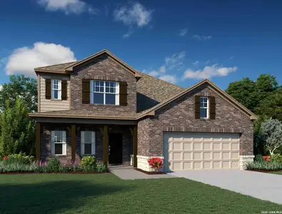 New construction Single-Family house 125 Yale St, Seguin, TX 78155 plan Jordan - image