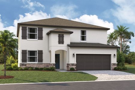 New construction Single-Family house 9015 Downwind Pl, Palmetto, FL 34221 plan Delray - image