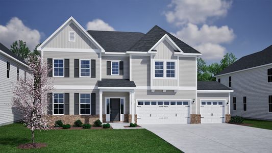 New construction Single-Family house 801 Weathered Oak Wy, Anderson, SC 29621 plan Yates II - image