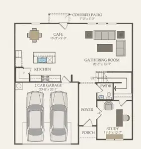 Pulte Homes, Taylor floor plan