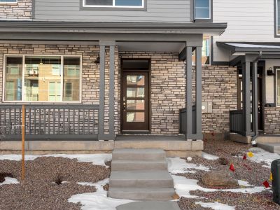 New construction Townhouse house 20972 E 66Th Ave, Aurora, CO 80019 The Woodland- photo 1 1