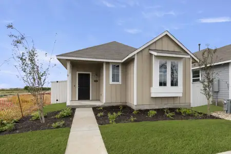 New construction Single-Family house 2963 Winding Creek Rd, Kyle, TX 78640 plan 1191 Casetta - image