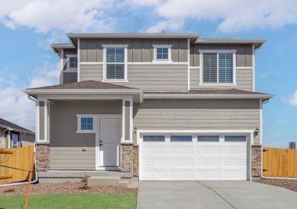 New construction Single-Family house 18056 E 95Th, Commerce City, CO 80022 plan Horizon - image