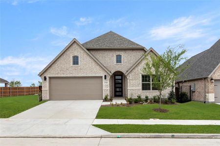 New construction Single-Family house 1731 Hillside Stroll Dr, Lavon, TX 75166 Everitt- photo 0