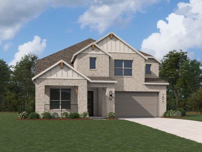 New construction Single-Family house 112 Green Brush Dr, Liberty Hill, TX 78642 plan Salgado - image