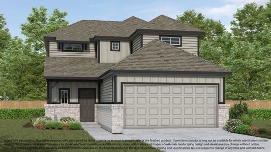 New construction Single-Family house 14722 Poplar Lake Tr, Cypress, TX 77429 plan 140 - image