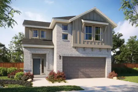 New construction Single-Family house 558 Elephant Island Lp, Kyle, TX 78640 plan Conchos - 2 Car - image
