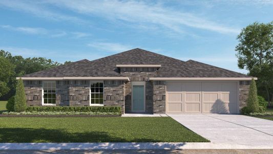 New construction Single-Family house 1828 Lazy Acres St, Leander, TX 78641 plan The Irving - image