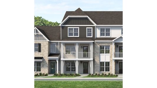 New construction Single-Family house 506 Mantes Pvt Aly, Hendersonville, TN 37075 plan Ingram Rowhome - image