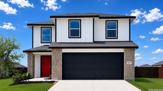 New construction Single-Family house 5011 Gecko, Converse, TX 78109 plan The Davis - image