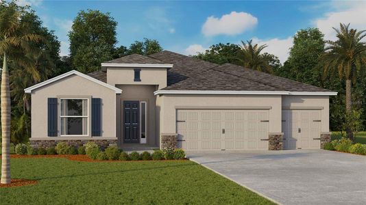New construction Single-Family house 7030 Sw 44Th Cir, Ocala, FL 34474 plan Hawthorne - image