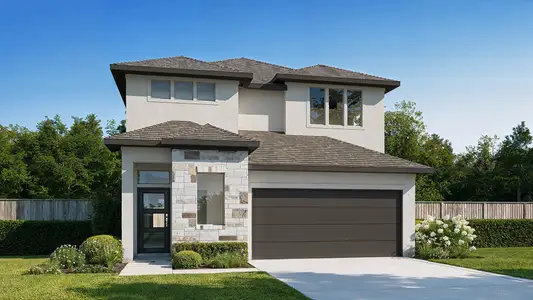 New construction Single-Family house 7005 Stitzel Weller Dr, Austin, TX 78744 plan 2408E - image