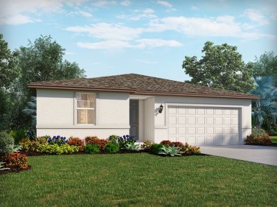 New construction Single-Family house 7715 Gilchrist Springs Dr, Parrish, FL 34219 Hibiscus- photo 0