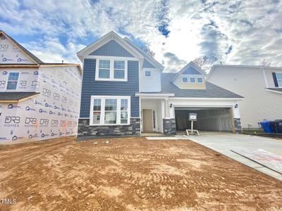 New construction Single-Family house 281 Creekhaven Drive, Unit 154, Angier, NC 27501 Drayton- photo 0