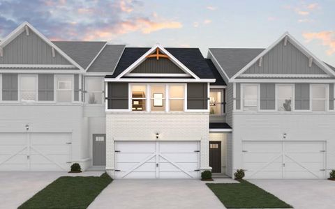 New construction Townhouse house 3219 Winding Waters Wy, Powder Springs, GA 30127 - image