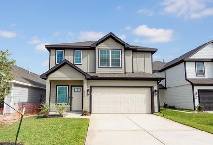 New construction Single-Family house 2110 Creole Creek Ln, Houston, TX 77090 plan The Auburn - image