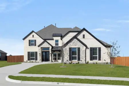 New construction Single-Family house 1805 Hidden Creek Dr, Midlothian, TX 76065 plan Broadcrest FSW (w/Media or Opt 6th BR) - image