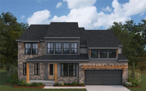 New construction Single-Family house 241 Kerr Dr, Hoschton, GA 30548 plan Rhodes - image