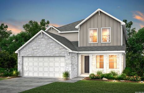 New construction Single-Family house 348 Wild Creek Rd, Seguin, TX 78155 plan Mesilla - image