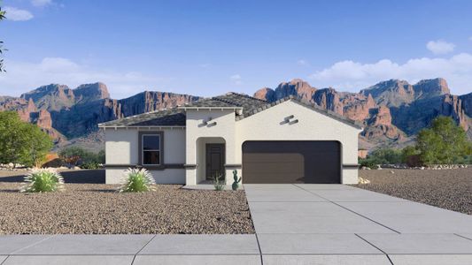 New construction Single-Family house 48456 N Duran Way, Gold Canyon, AZ 85118 Kingston- photo 0